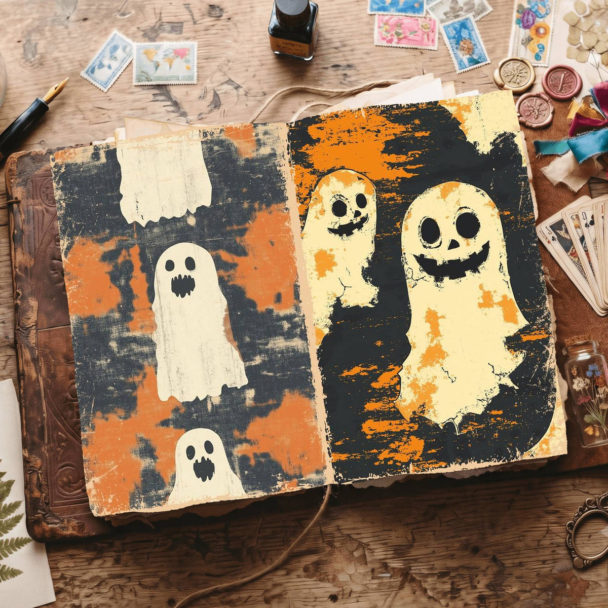 Halloween Digital Papers