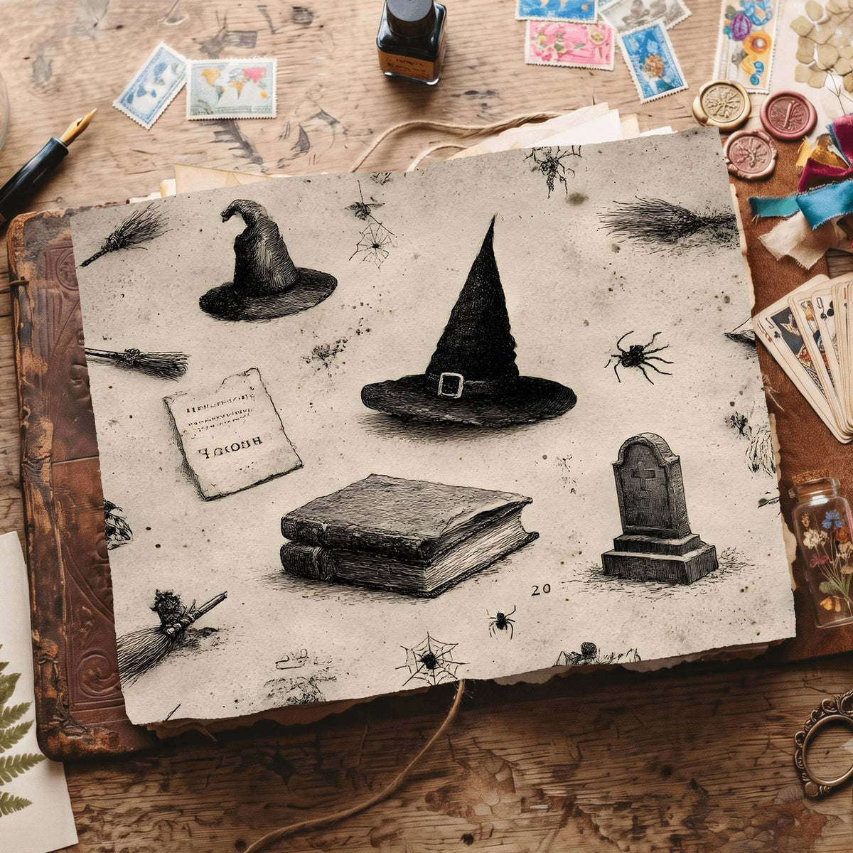 Halloween Digital Papers