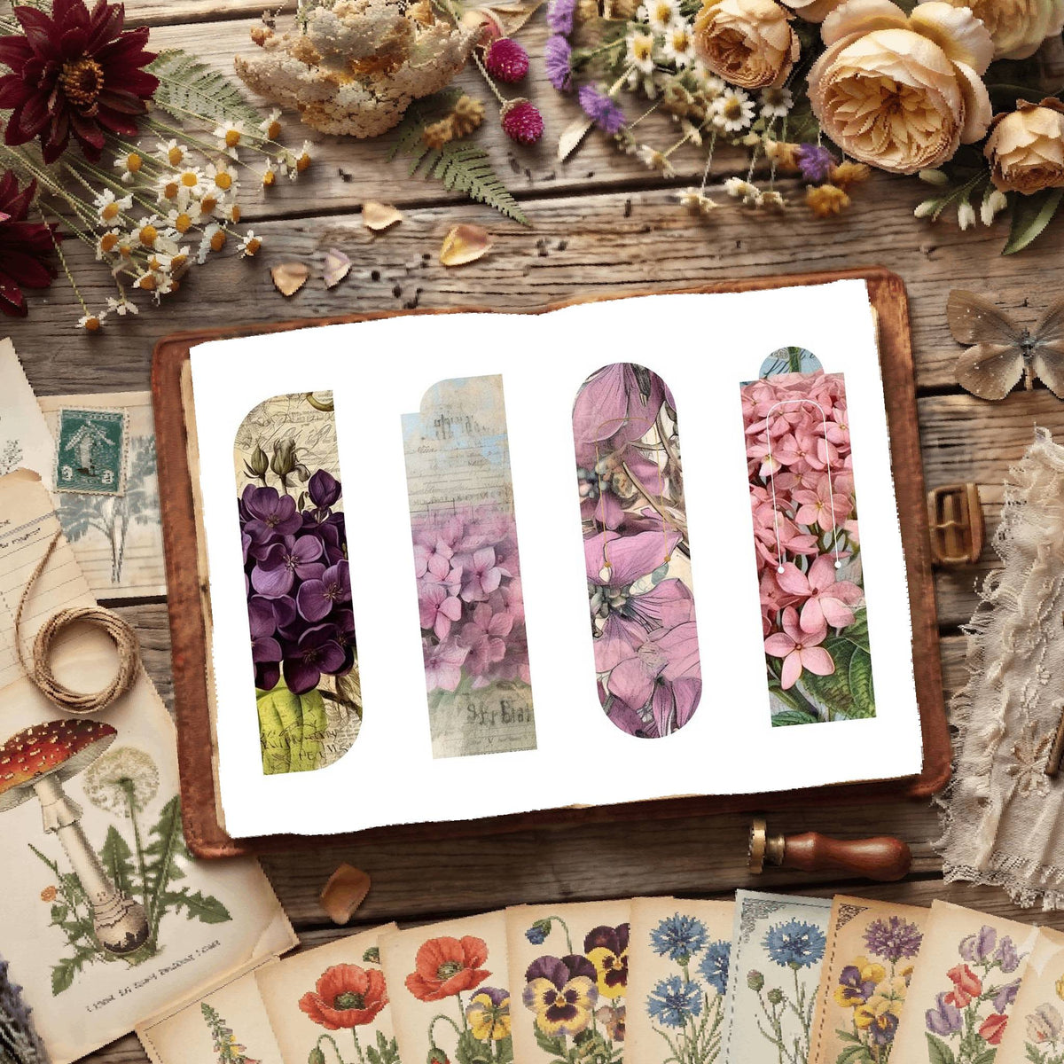 Hydrangea Flower Digital Papers