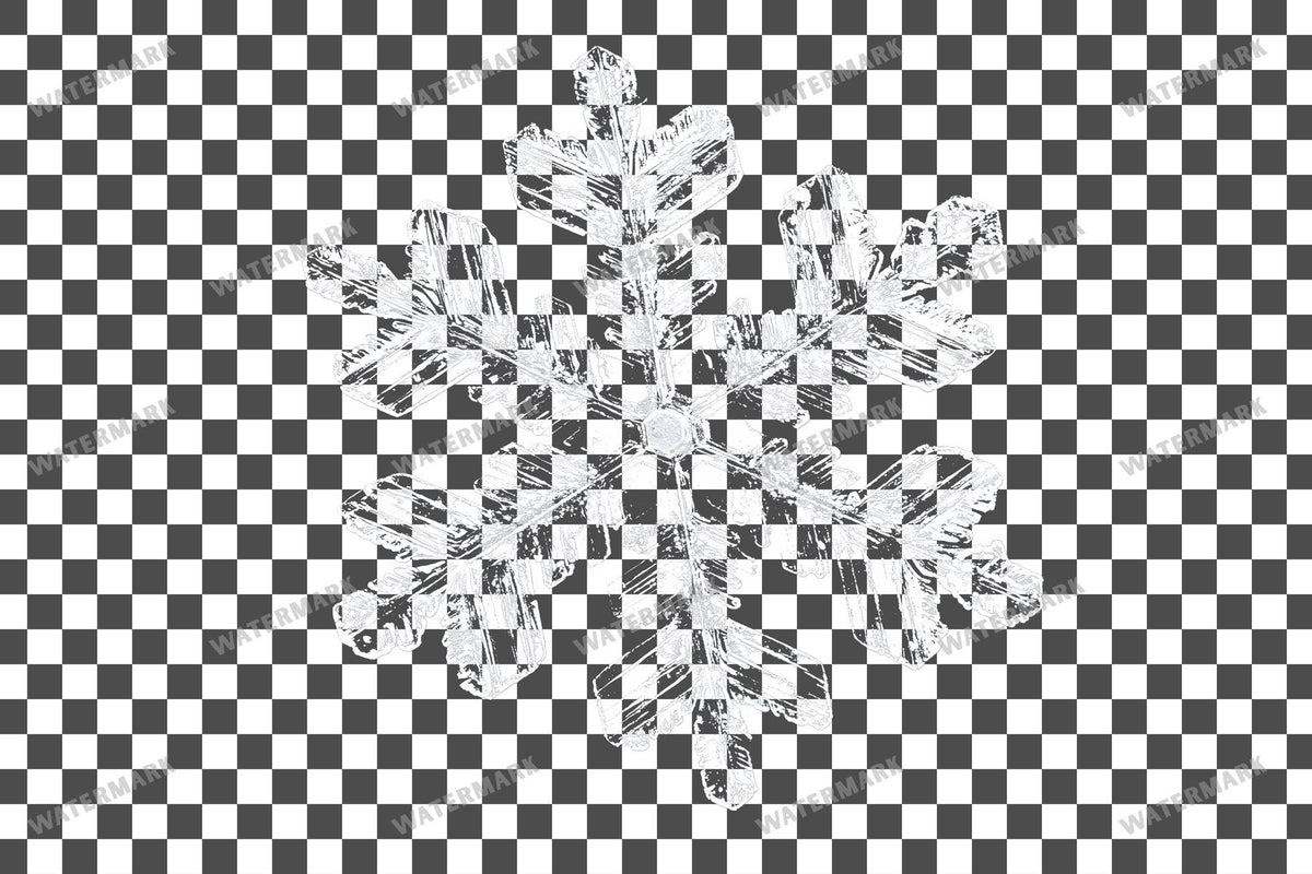 Large Snowflake Transparent Overlay Pngs