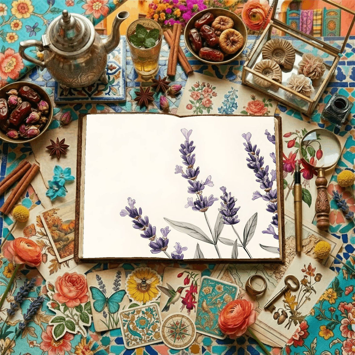 Lavender Digital Papers
