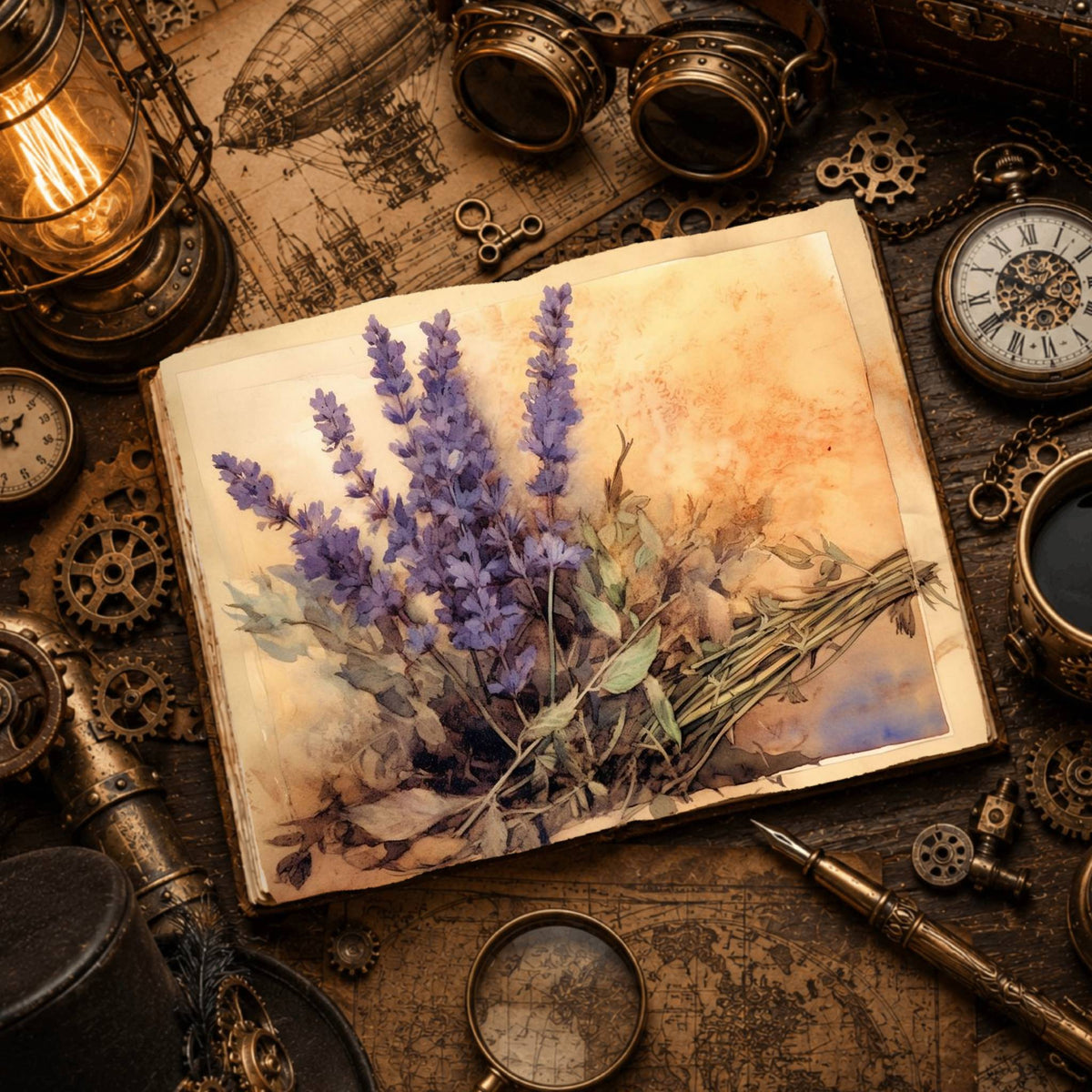 Lavender Digital Papers