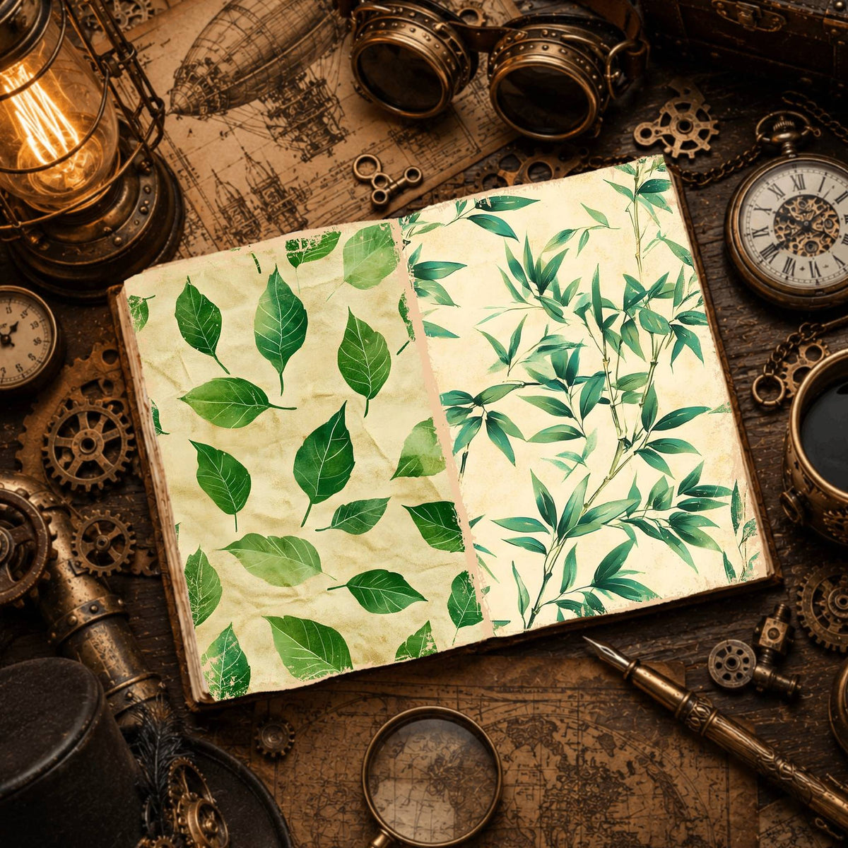 Leafy Digital Papers