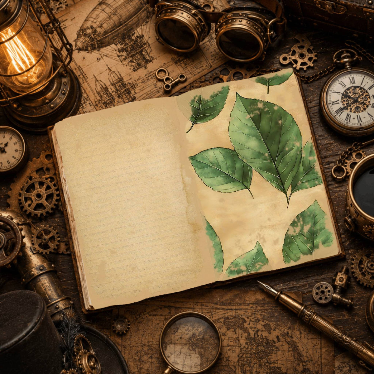 Leaves Digital Papers