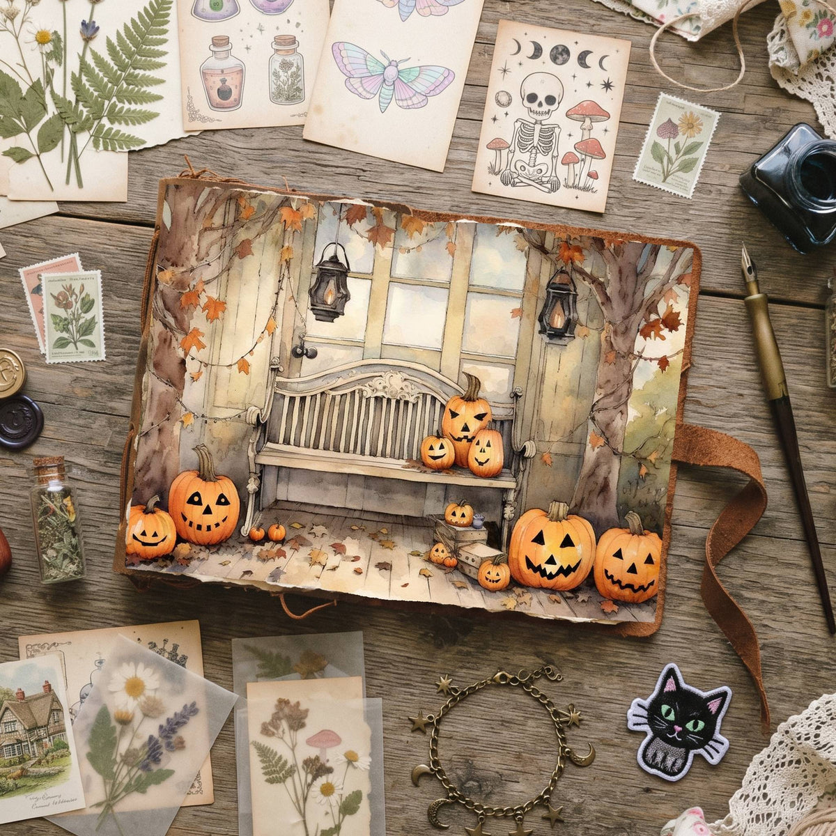 Mixed Halloween Digital Papers