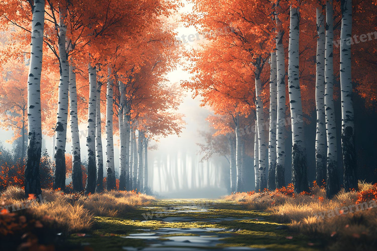 Modern Forest Retreat digital photo backdrop for photo editing, preview 10