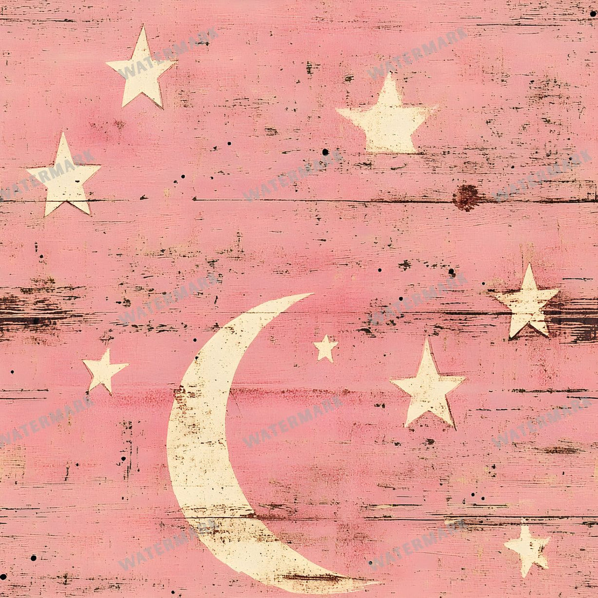 Moon seamless pattern digital paper, repeating design 11