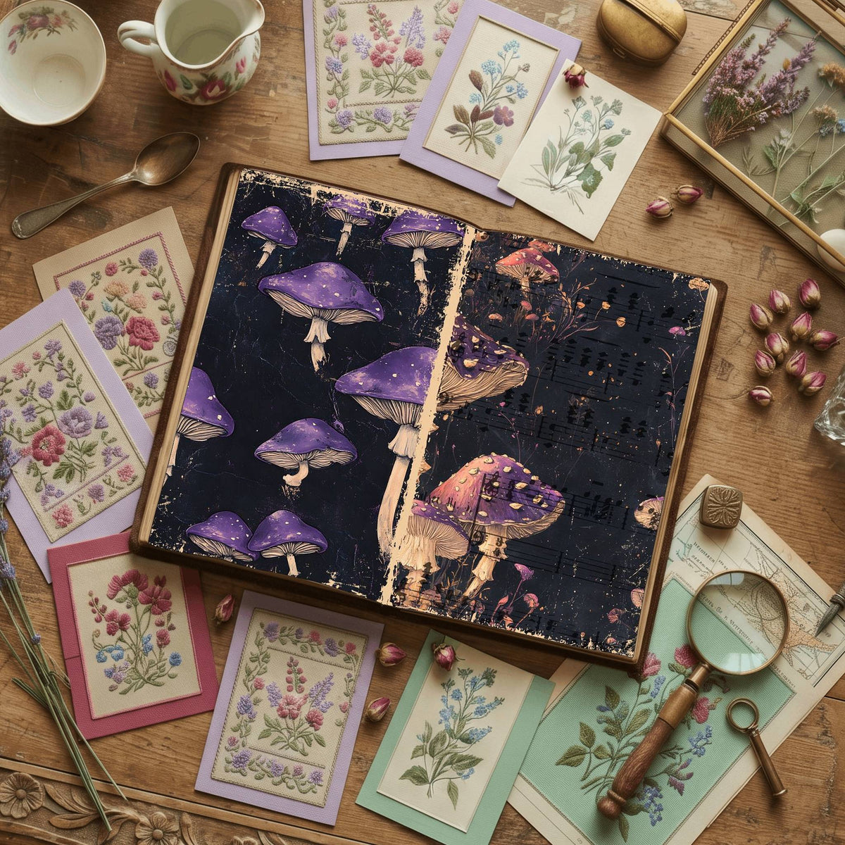 Mushroom Digital Papers