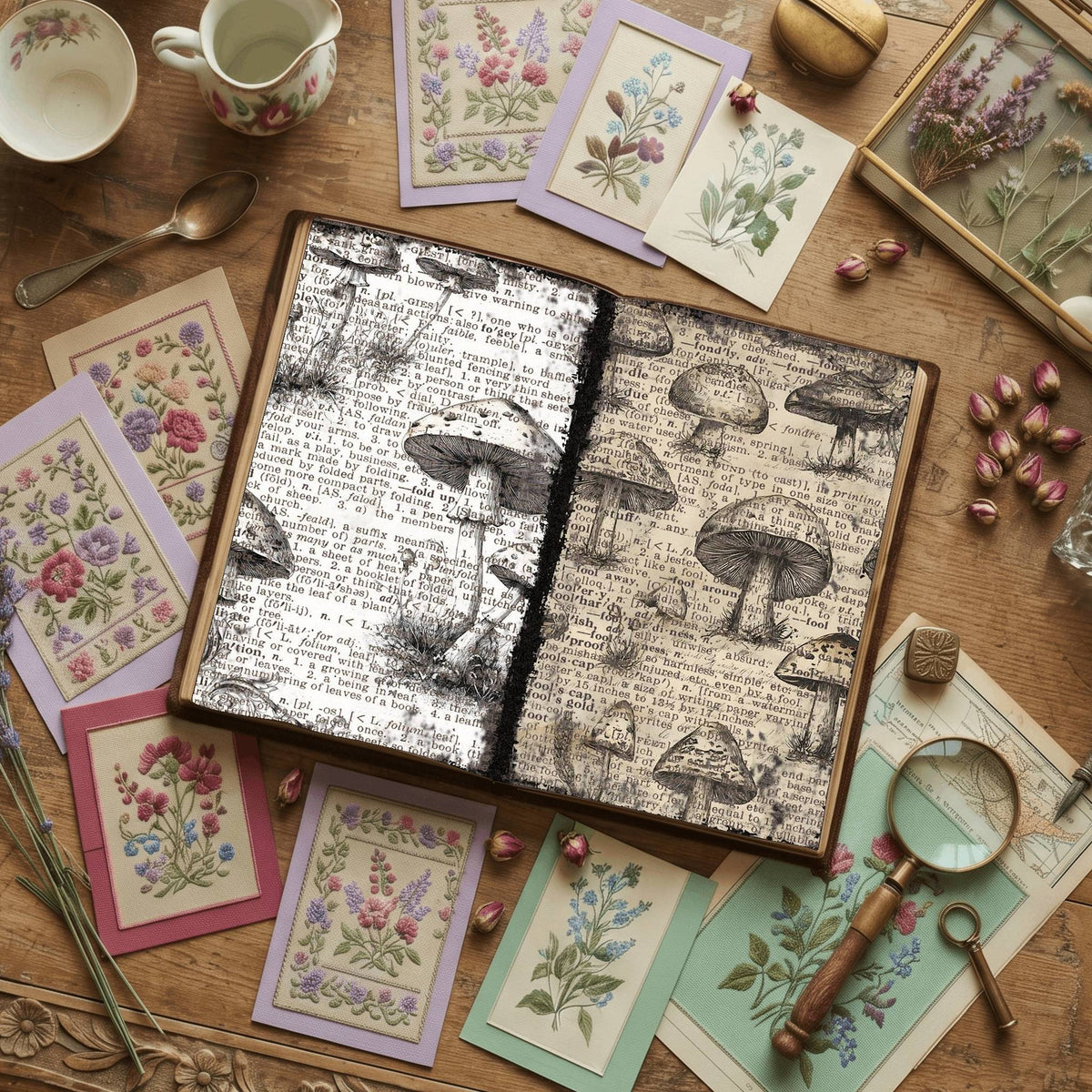 Mushroom Digital Papers