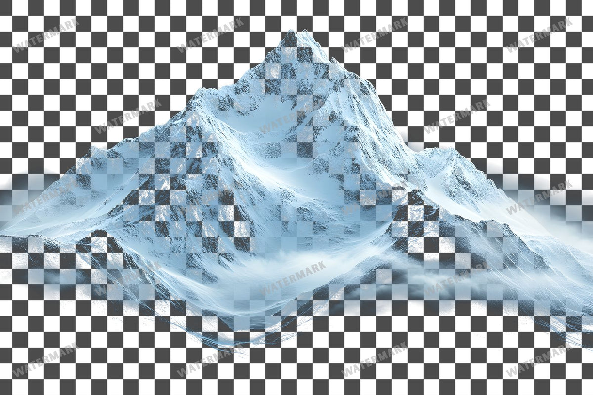 Rocky Mountain Overlay Snowy Peak