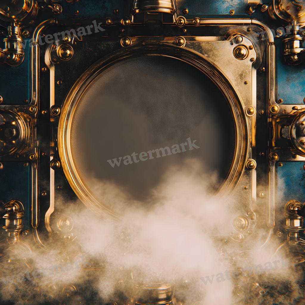 Steampunk Machine Frame Backdrop Images