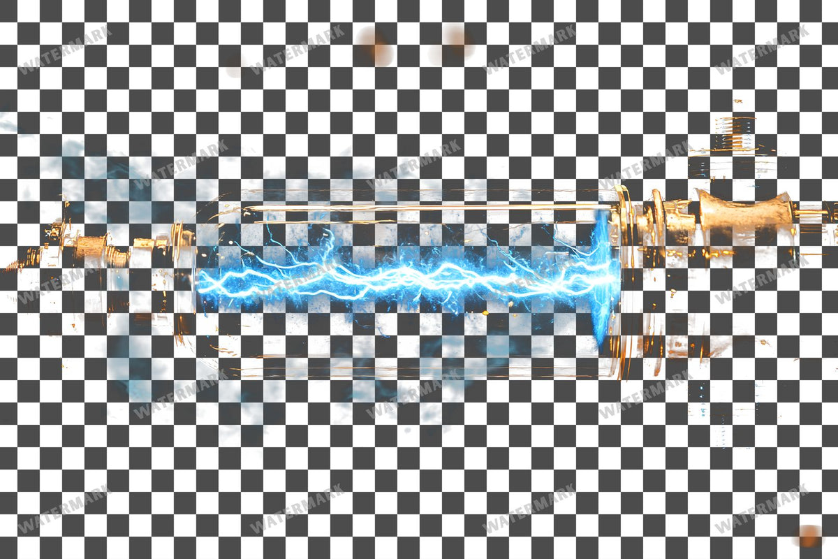 Steampunk Tesla Coil Transparent Overlay Pngs