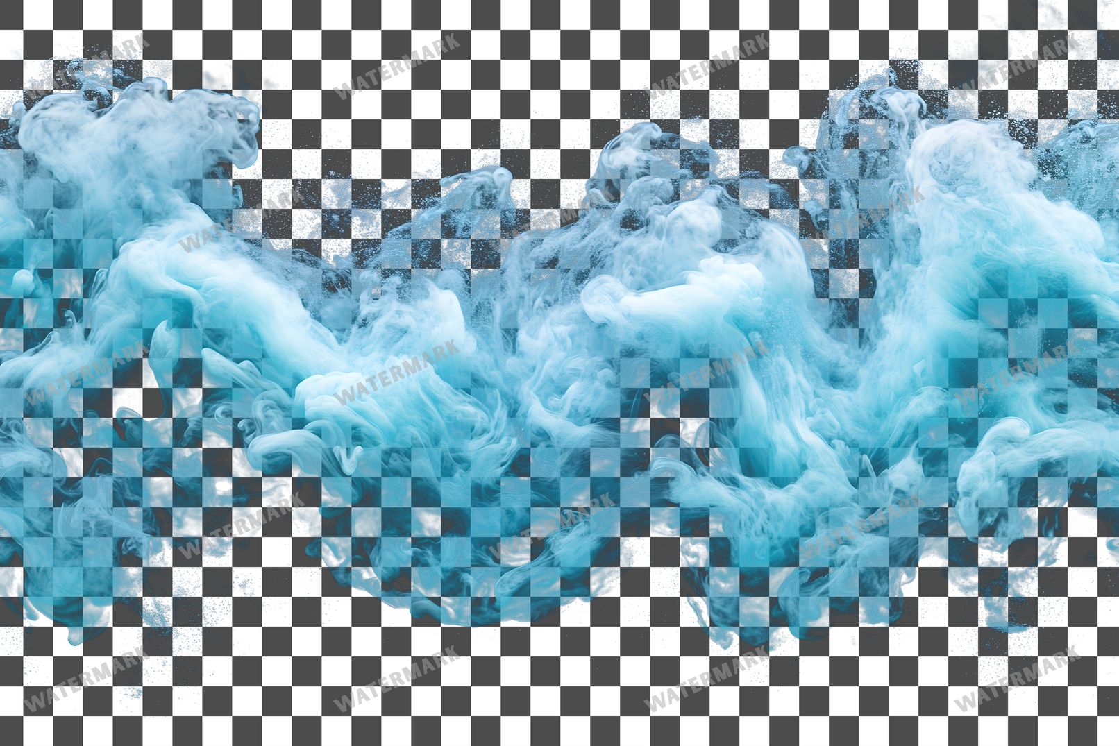 Teal Ink Drop Diffusing Color Transparent Overlay Pngs