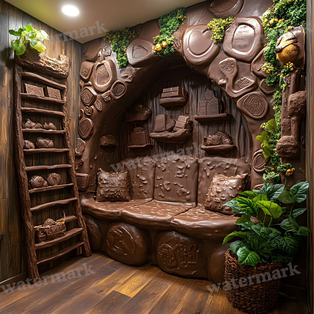 The Chocolate digital photo backdrop for photo editing, preview 10
