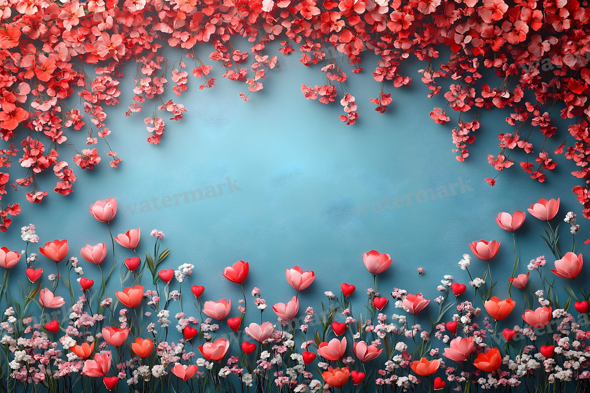 Valentine digital photo backdrop for photo editing, preview 10