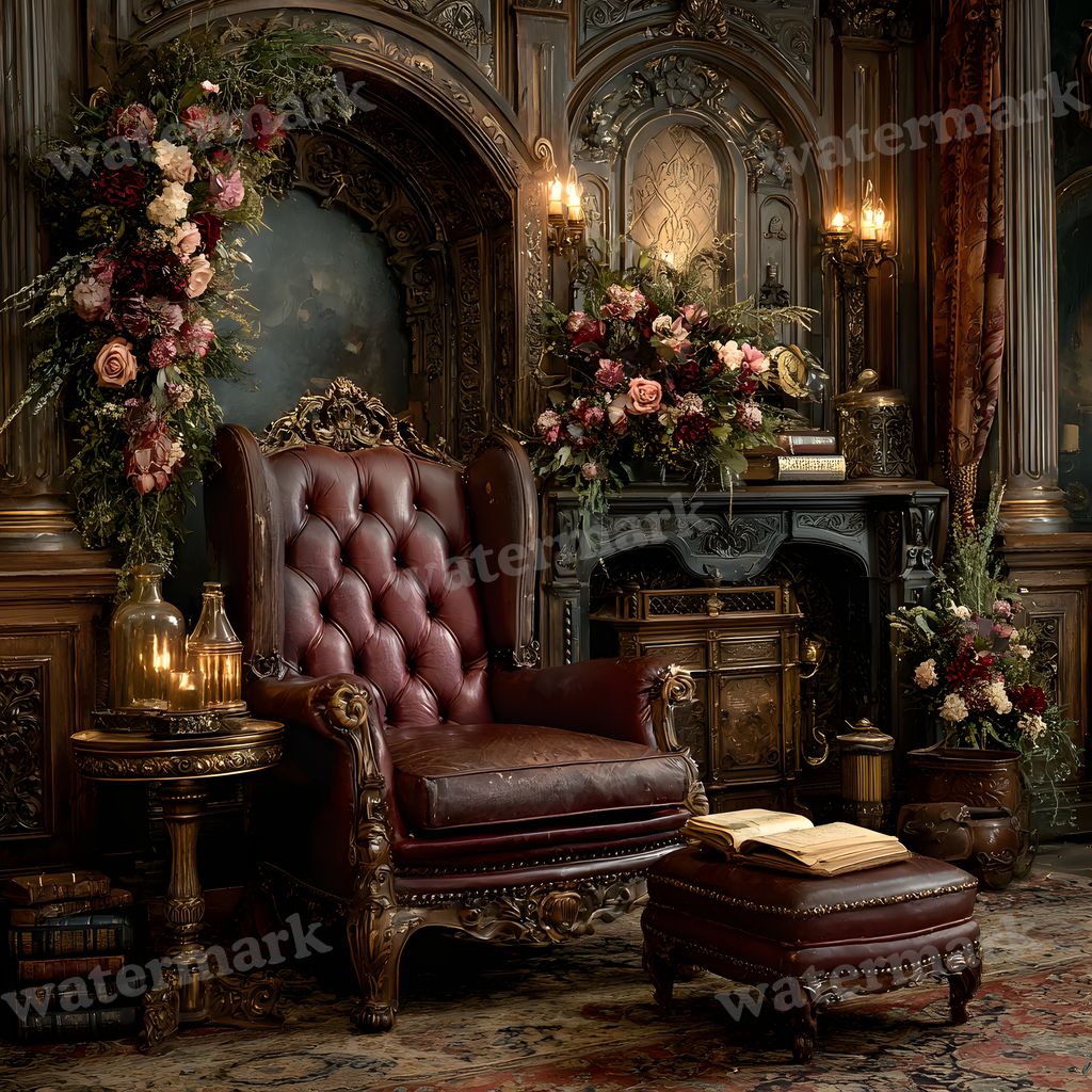 Victorian Christmachaos Backdrop Images