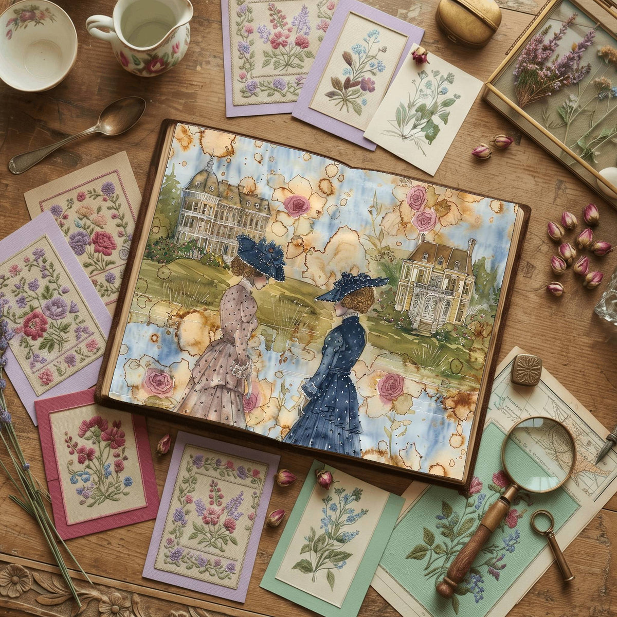 Victorian Life printable junk journal paper, page preview 11