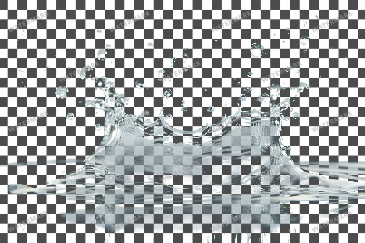 Water Splash Transparent Overlay Pngs