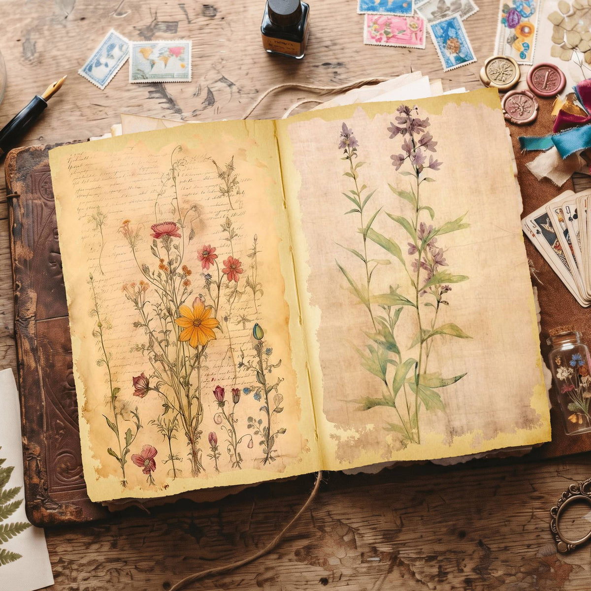 Wildflowers Digital Papers