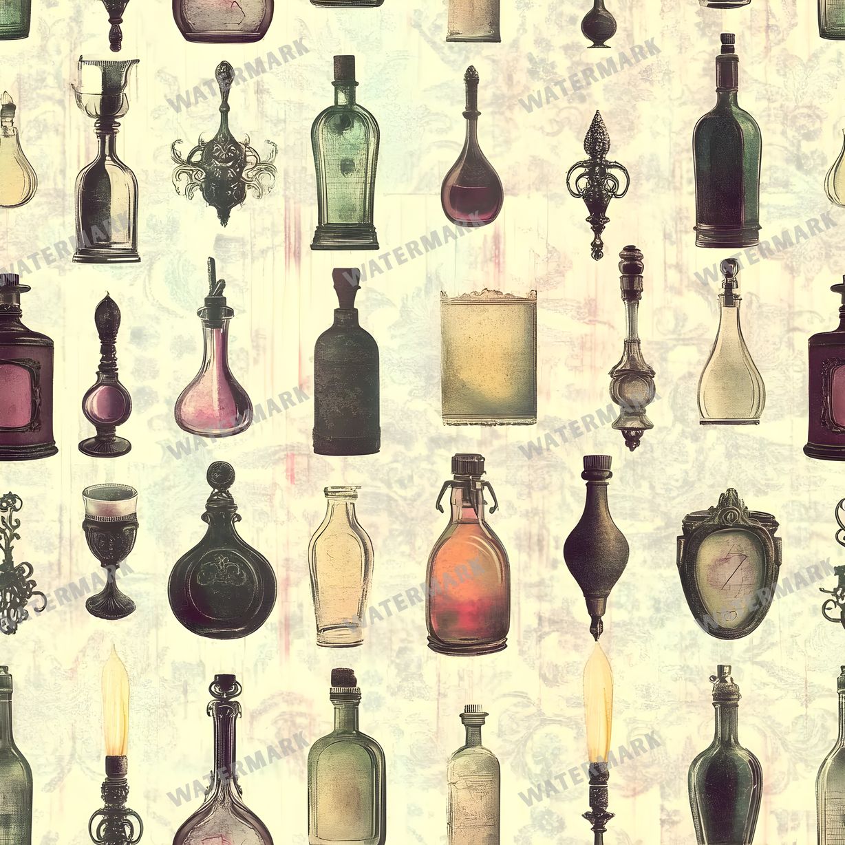 Witchcraft Seamless Pattern