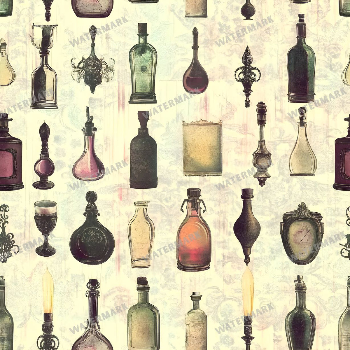 Witchcraft Seamless Pattern