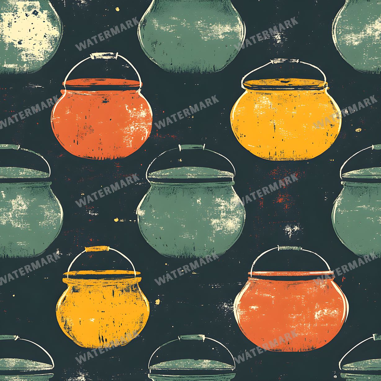 Witchcraft Seamless Pattern