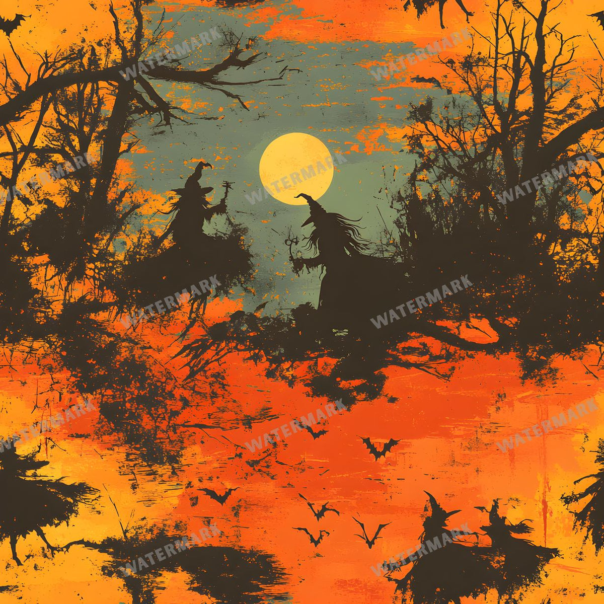 Witchcraft Seamless Pattern