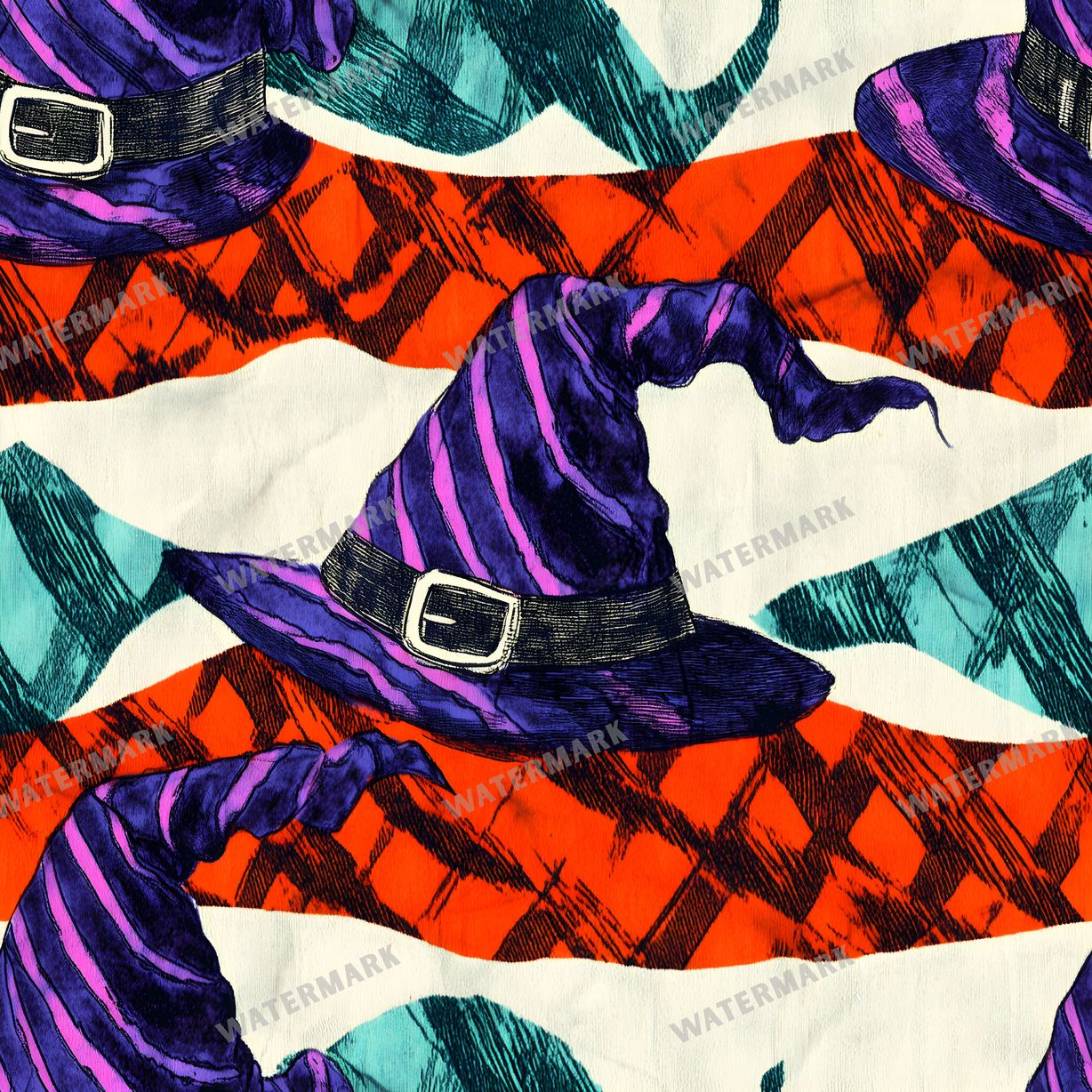 Witchcraft Seamless Pattern
