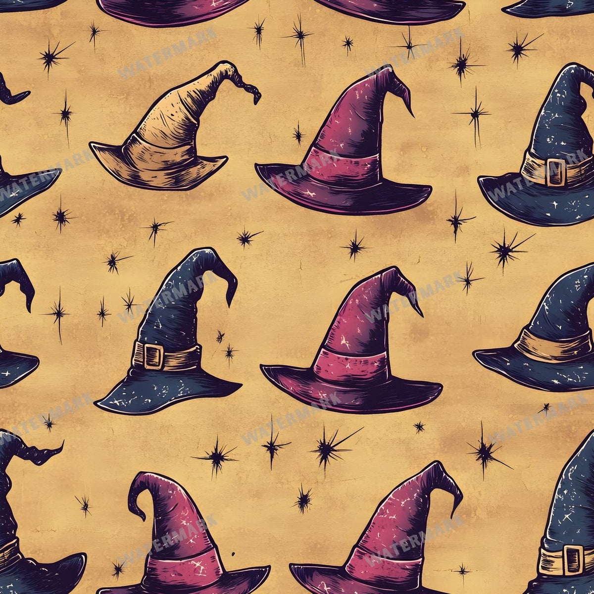Witchcraft Seamless Pattern