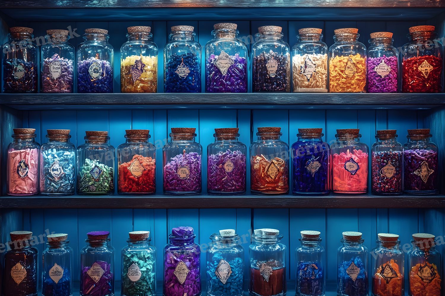 Witchs Apothecaryblue Backdrop Images
