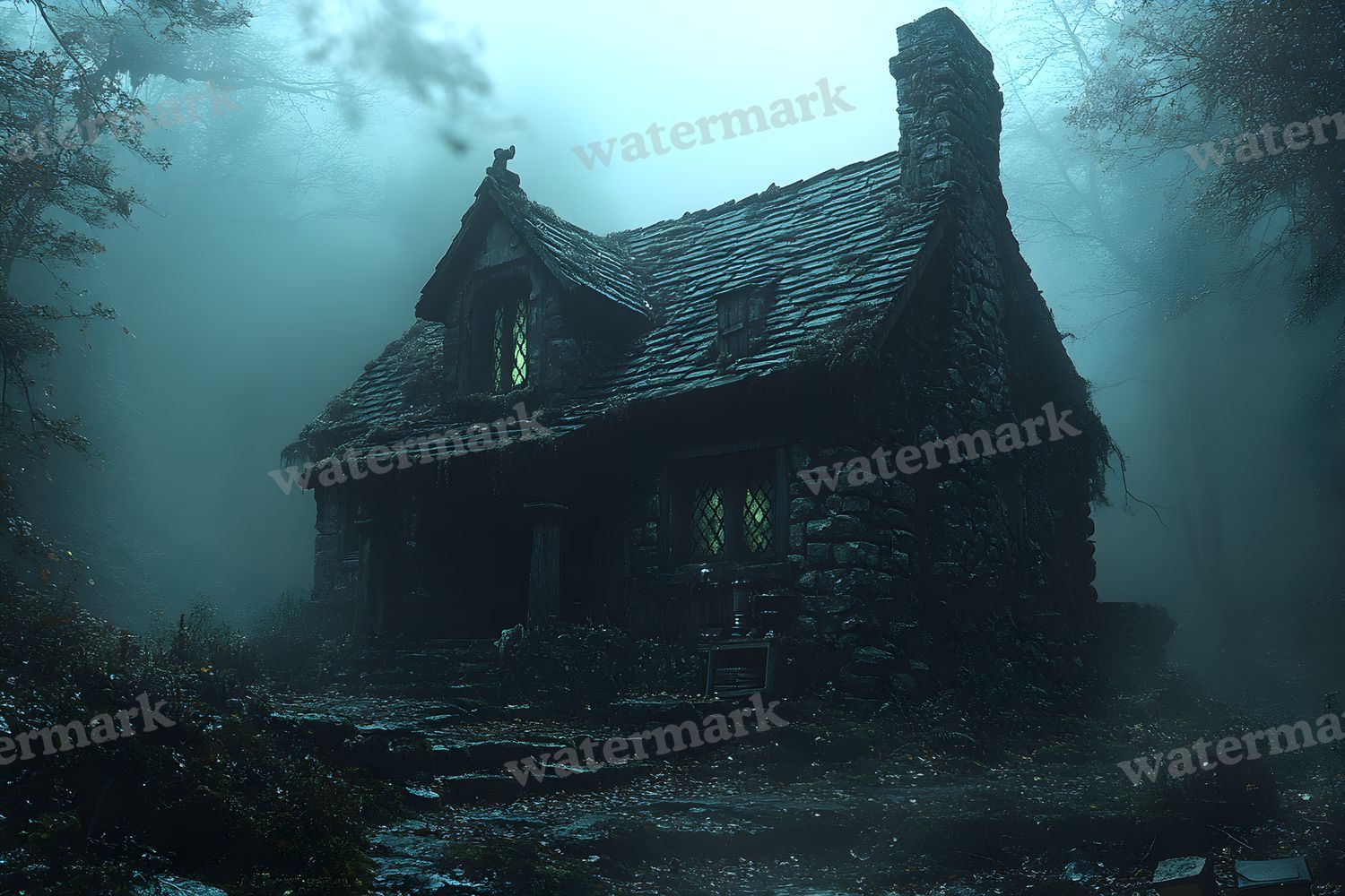 Witchs Cottage Retreat Backdrop Images