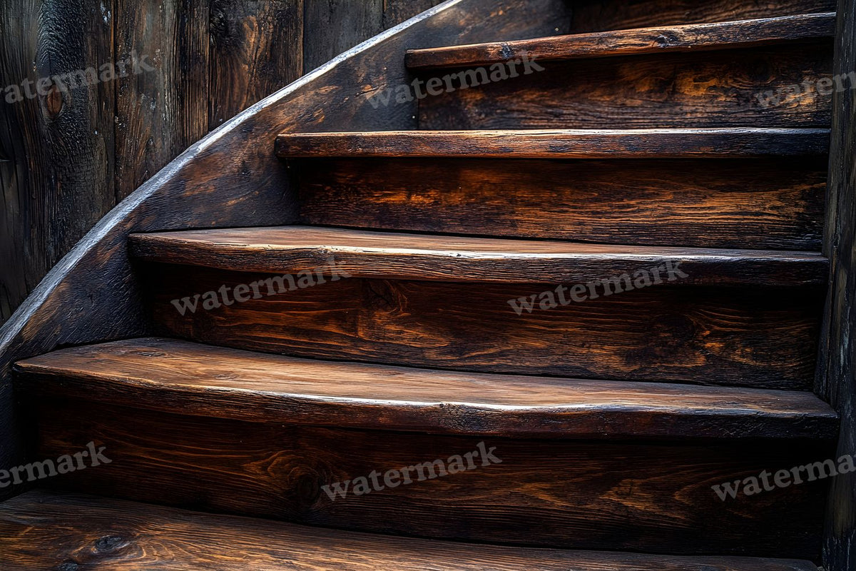 Wooden Stairrustic Vintage Backdrop Images