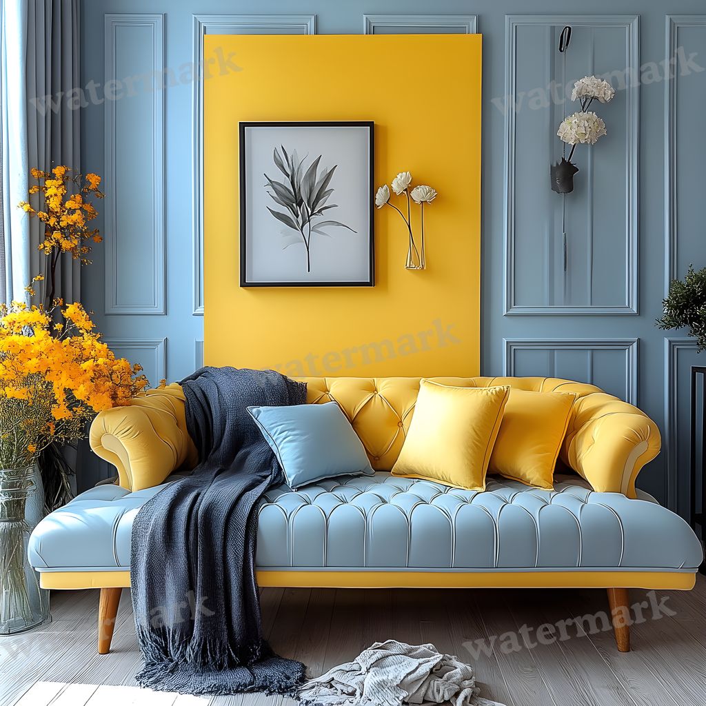 Yellow Pastel Room Backdrop Images