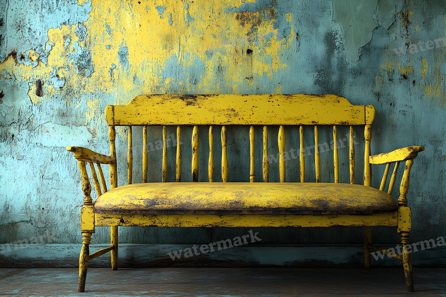 Yellow Vintage Room Backdrop Images