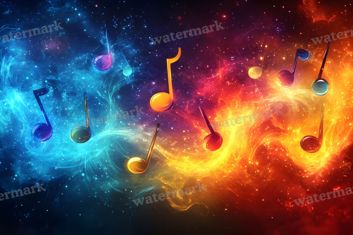 Abstract Music Patterns Backdrop Images