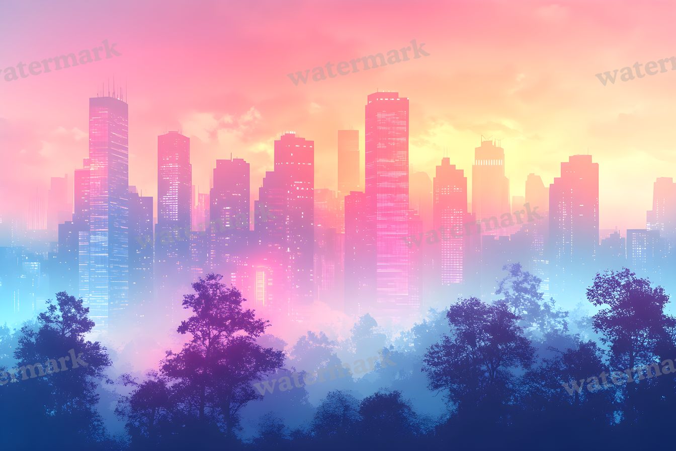 Abstract Skyline Backdrop Images