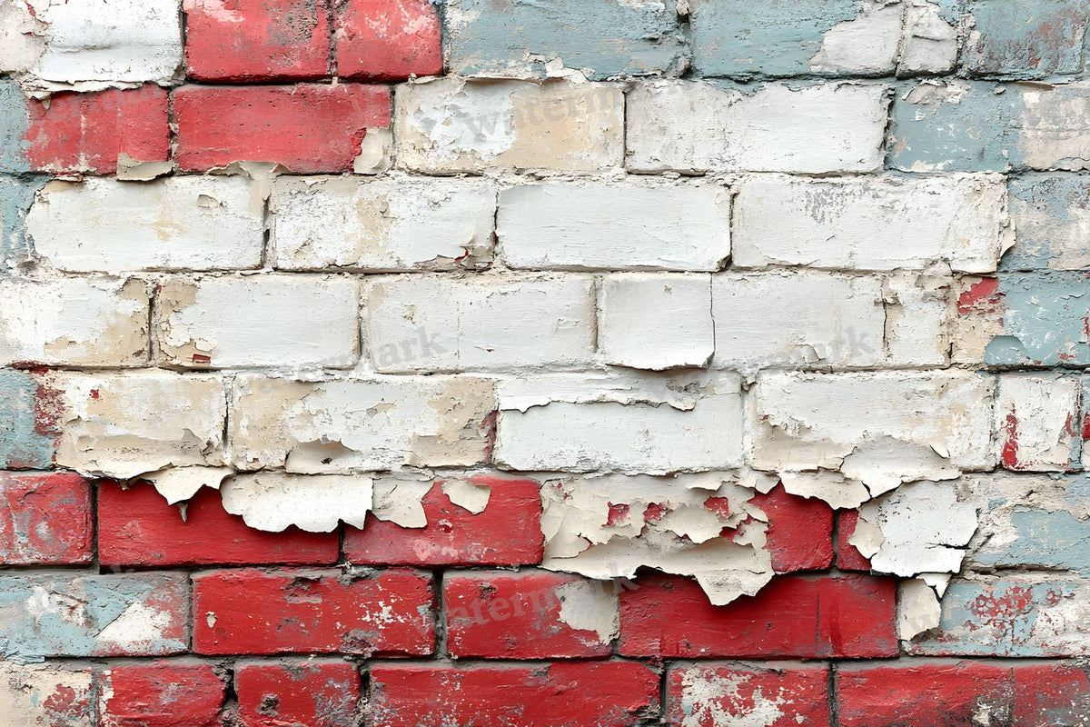 Aged Whitewashed Bricks Backdrop Images