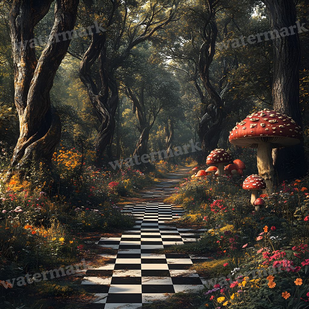 Alice In Wonderland Backdrop Images