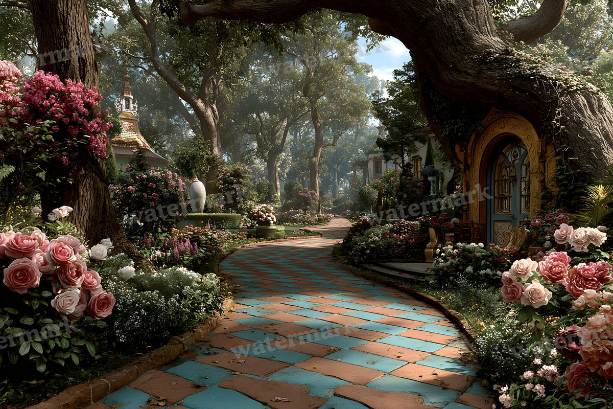 Alice Wonderland Backdrop Images