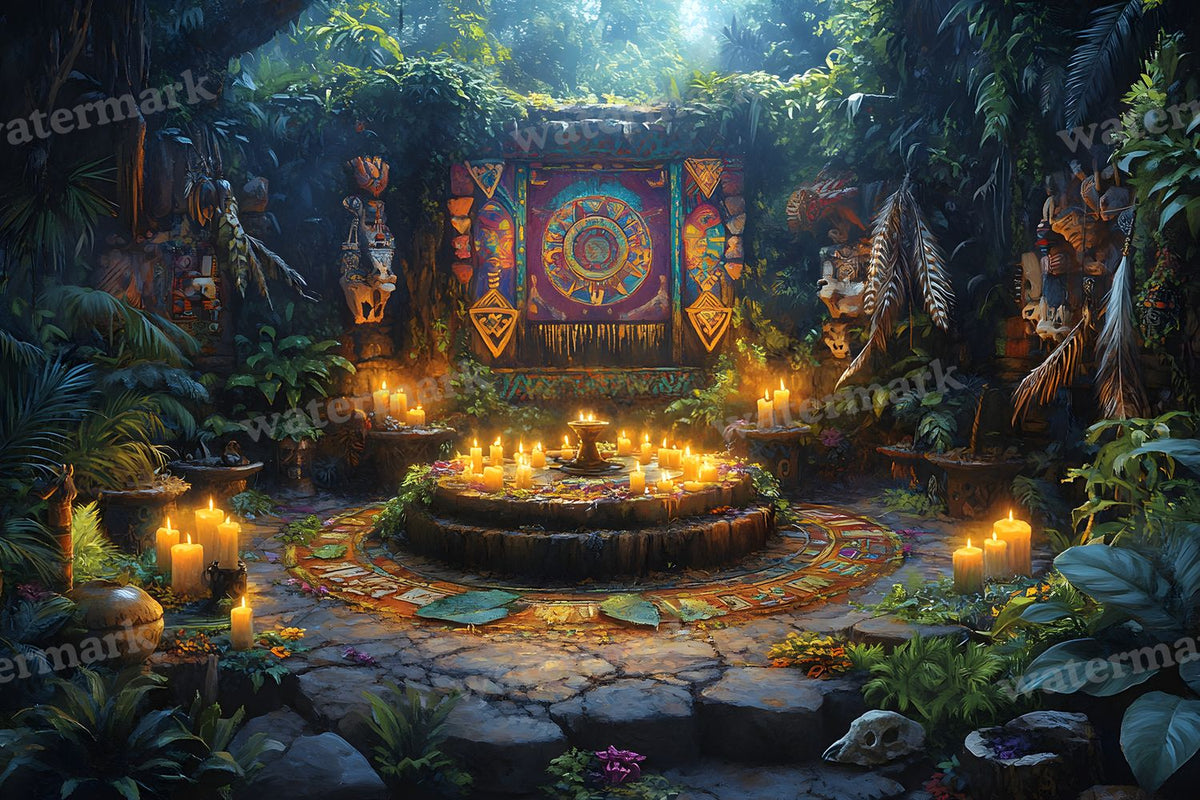 Amazonian Shamanic Ritual Backdrop Images