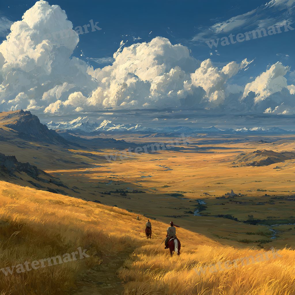 Ancient Mongolia Plains Backdrop Images