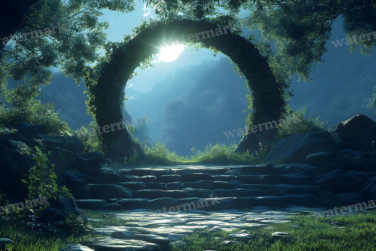 Ancient Stone Circle Clearing Backdrop Images