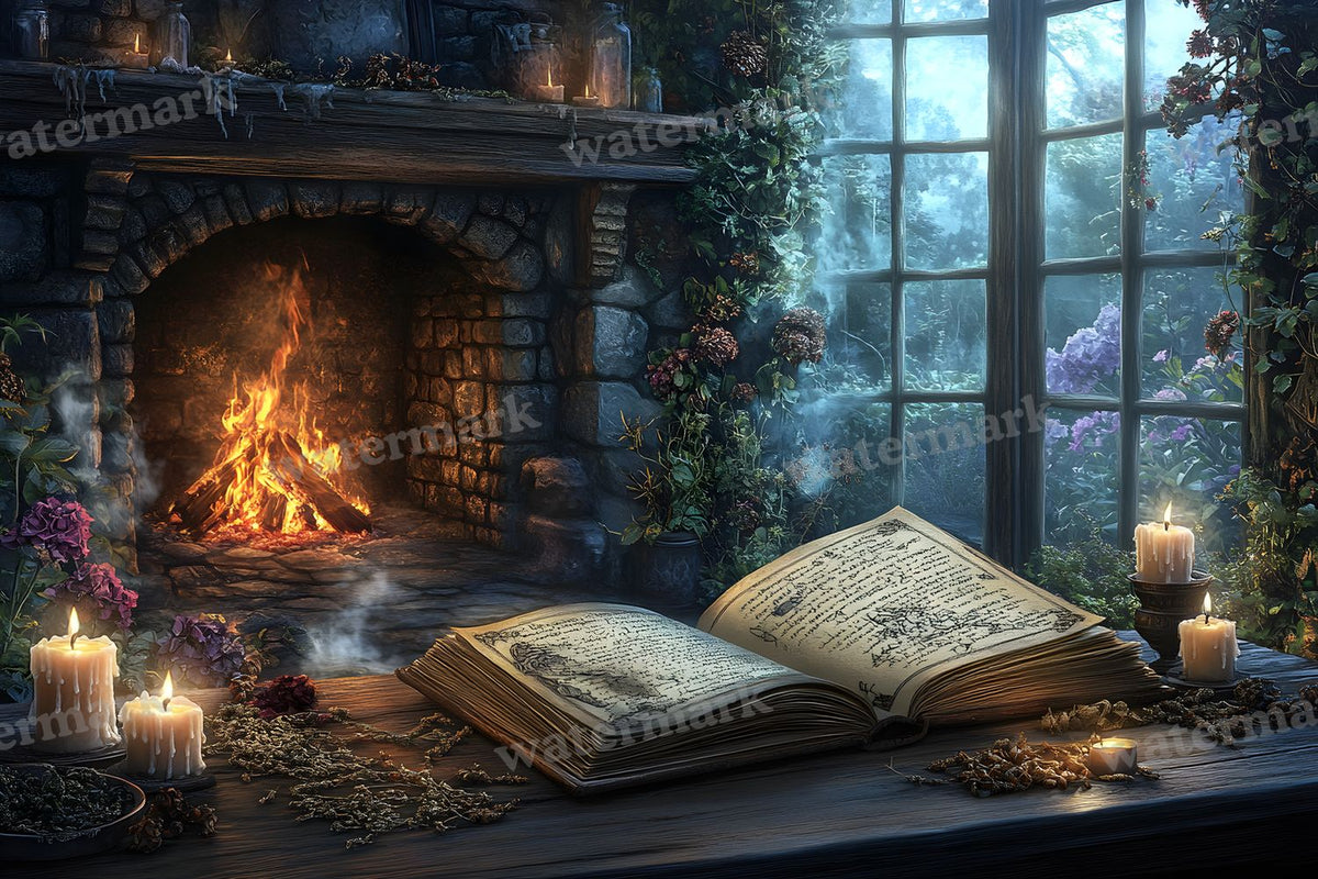 Ancient Witchgrimoire Backdrop Images