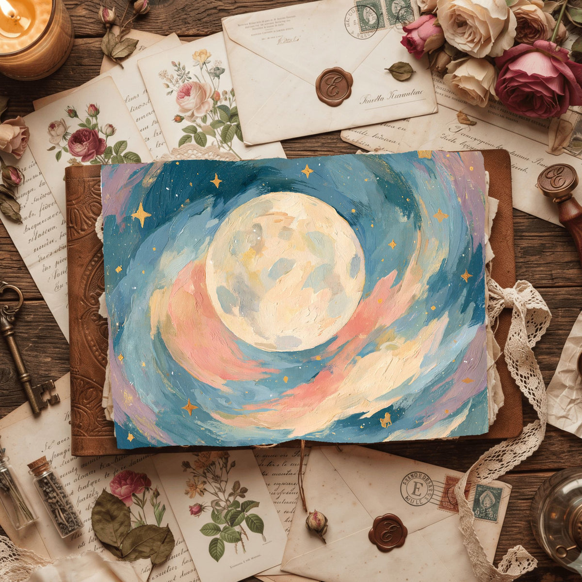 Celestial Moon Journal Paper