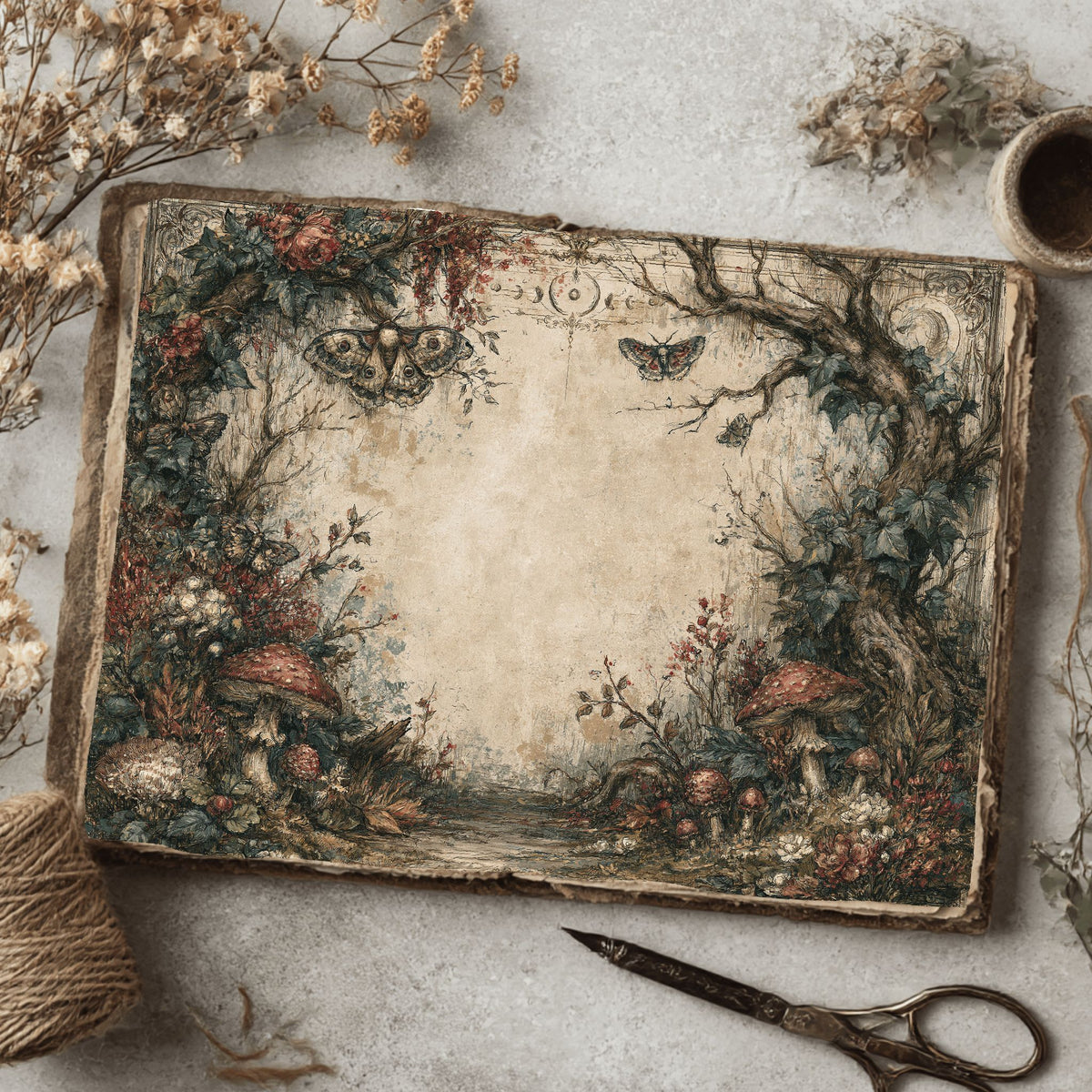 Magical Forest Parchment
