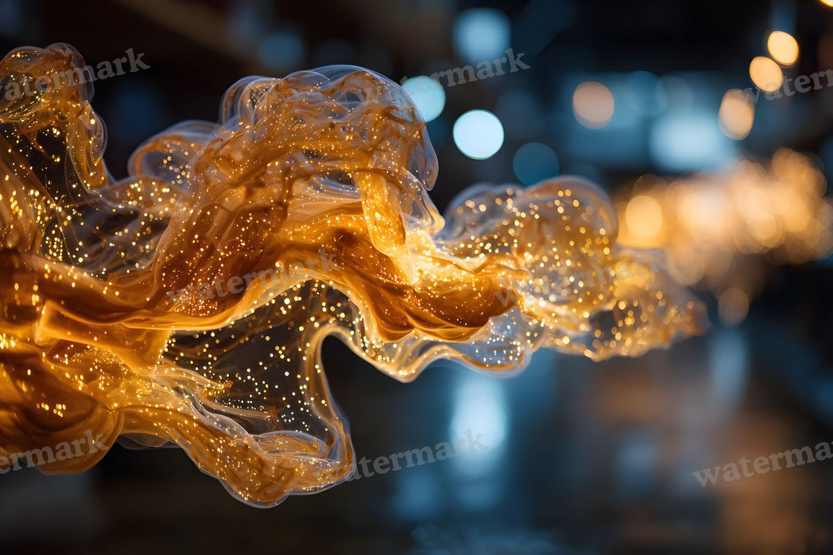 Orange Smoke Texture digital photo backdrop for photo editing, preview 11