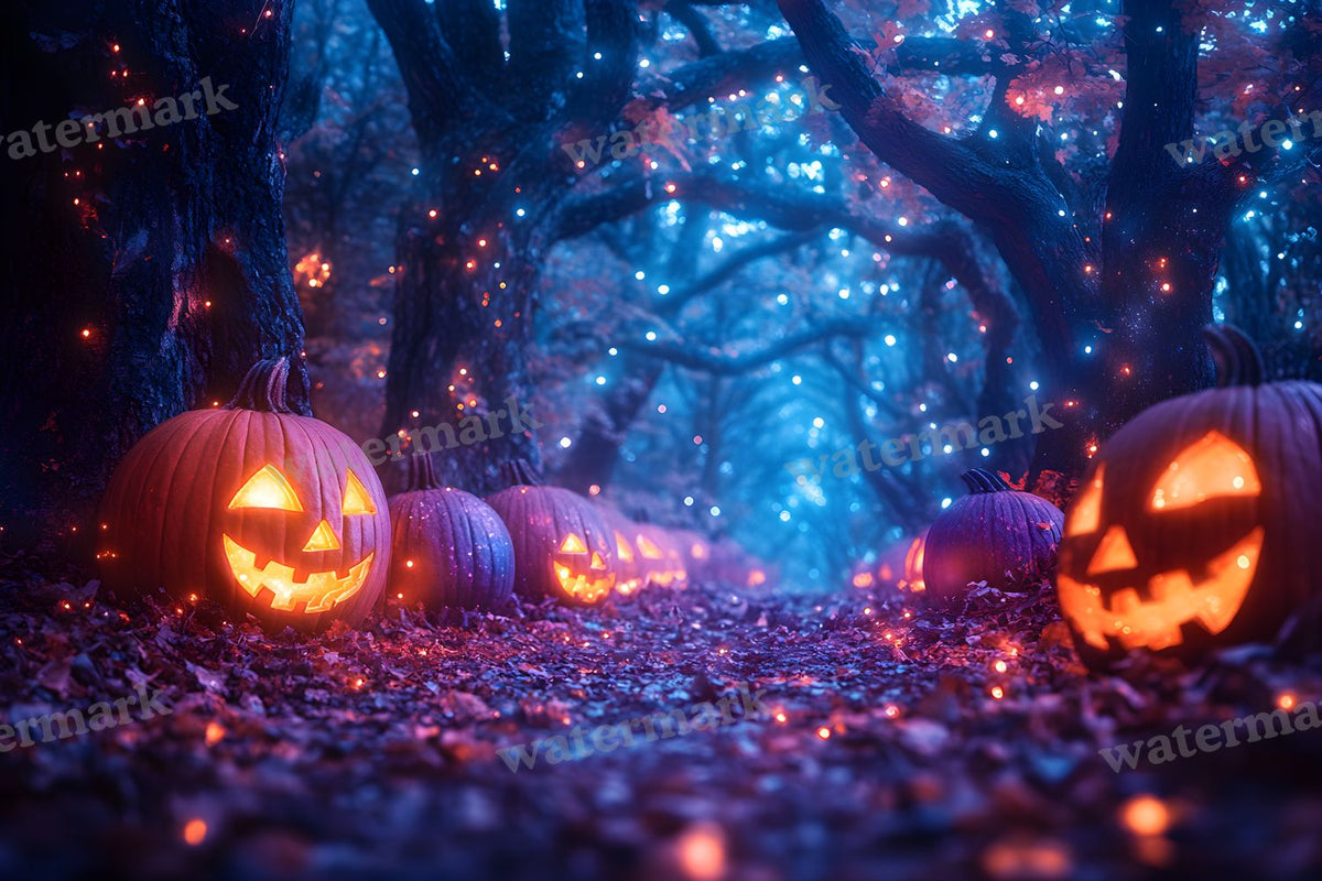 Pumpkin Grove Magic Backdrop Images
