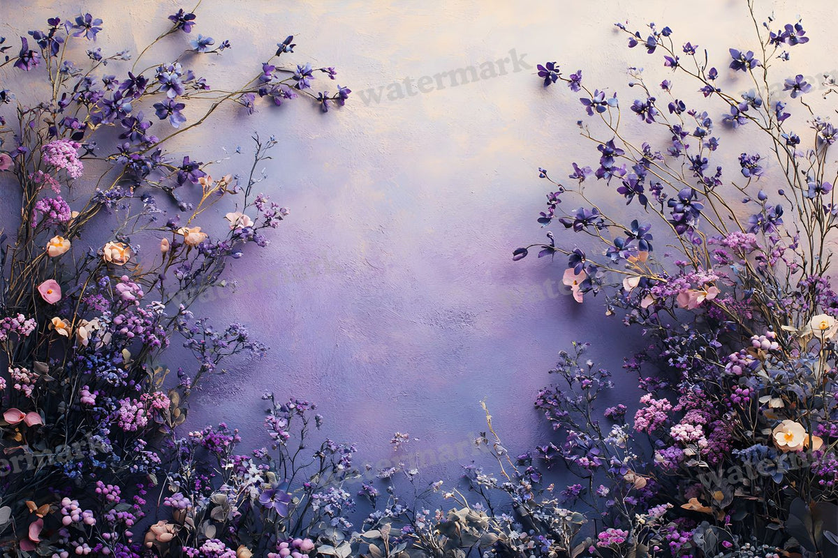 Purple Textured digital photo backdrop for photo editing, preview 11