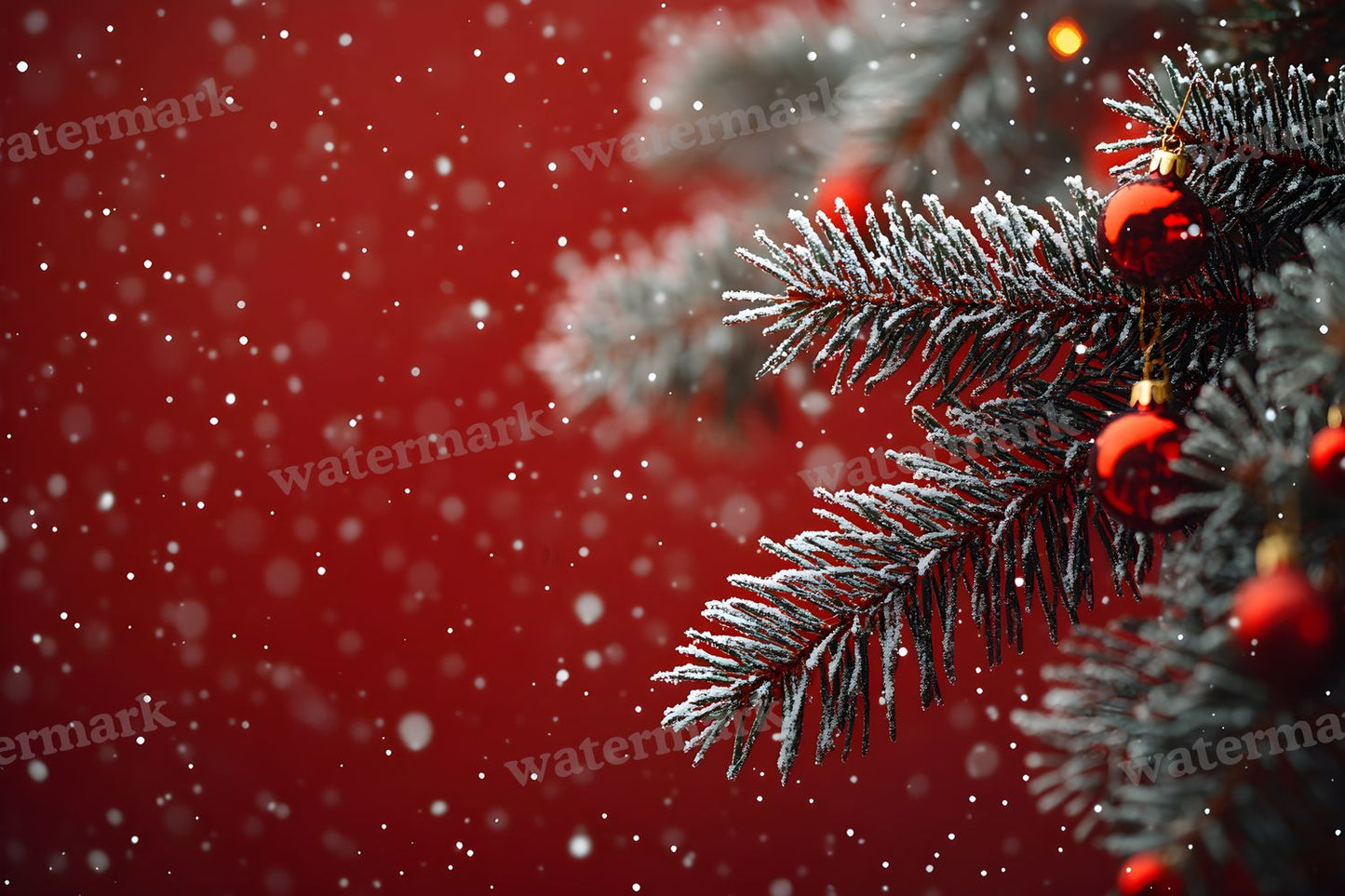 Red Christmas Backdrop Images