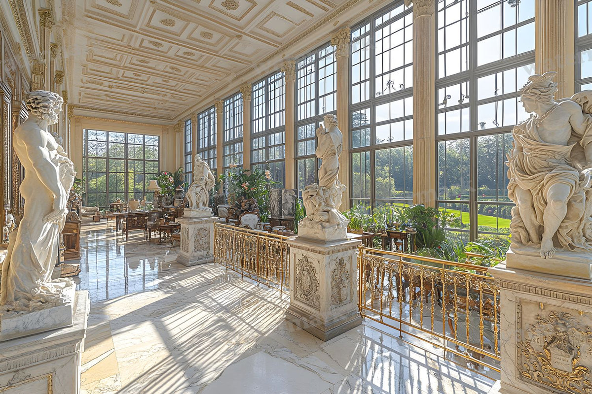 Regal Conservatory digital photo backdrop for photo editing, preview 11